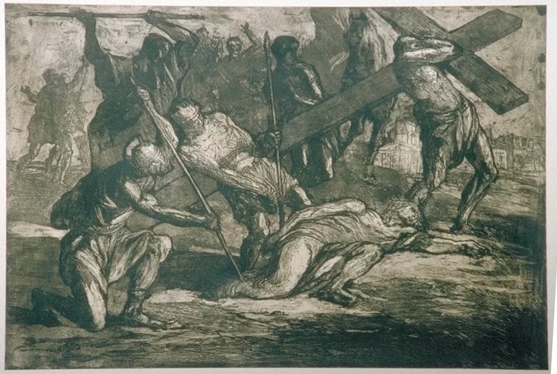 Via Crucis, Gesù Cristo aiutato dal cireneo